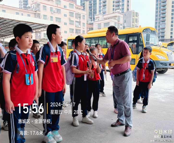 校車應(yīng)急演練 筑牢安全防線--惠州市惠城區(qū)金源學校2024年春季校車應(yīng)急逃生演練暨滅火器使用培訓活動