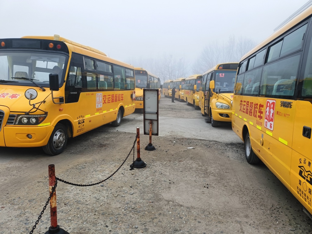 平度校車順利完成一月份校車年審任務(wù)