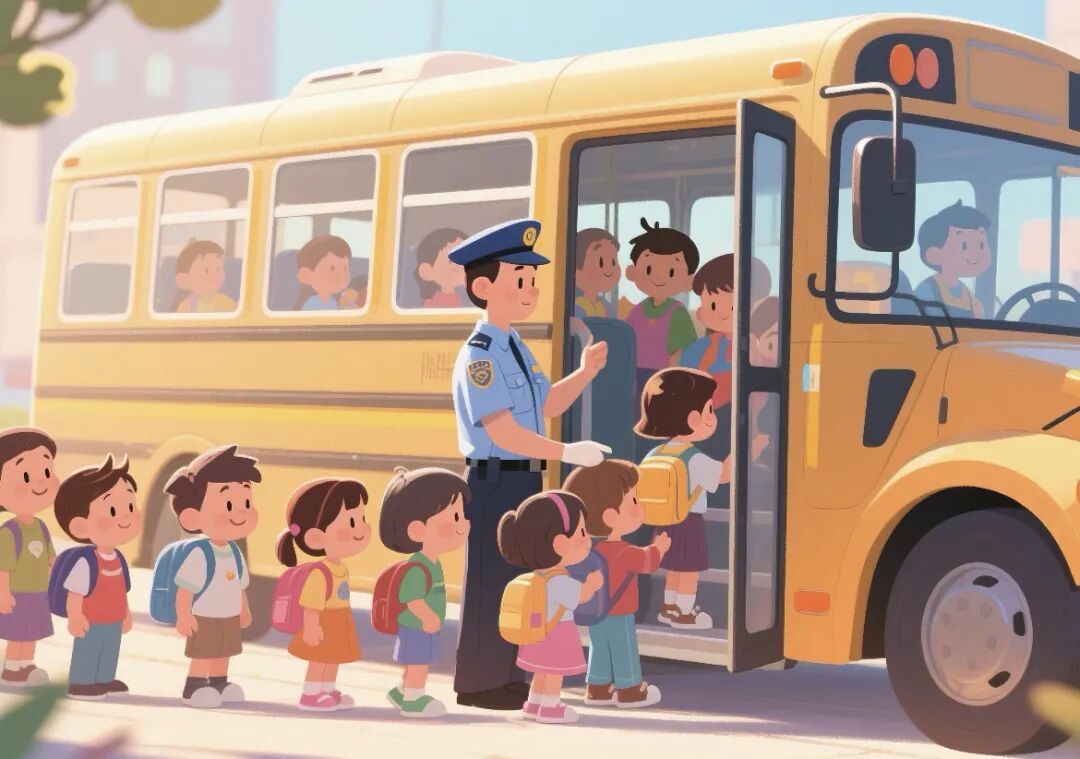 溫情護(hù)航學(xué)子回家路——古埠鎮(zhèn)中心小學(xué)新學(xué)期校車送歸服務(wù)首日平穩(wěn)運(yùn)行